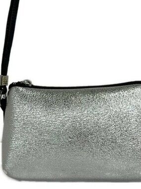 SAVE MY BAG Silver Black Polyester Elastin Polyether Shoulder Bag